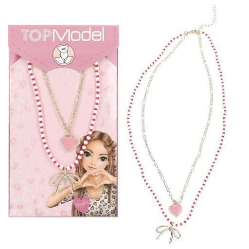 [50213809] COLLAR DOBLE LEOHEART TOP MODEL
