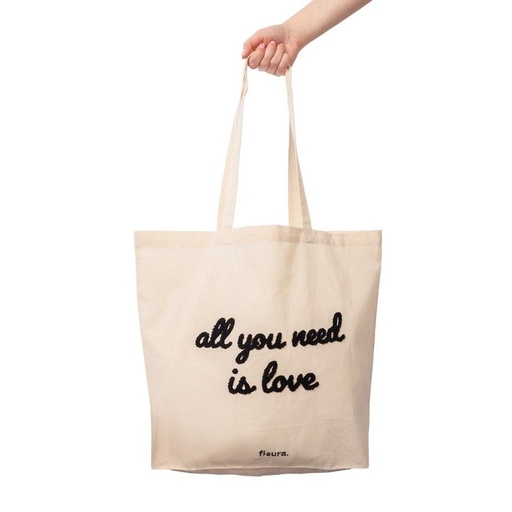 [23775165] BOLSA COMPRA "ALL YOU NEED IS LOVE"
