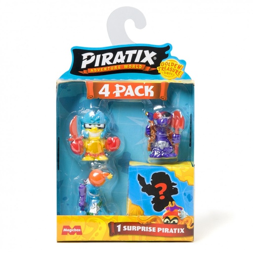 [49603911] PIRATIX GOLDEN TREAUSRE FOUR PACK