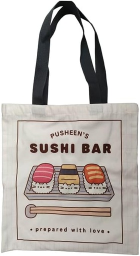 [01520225] BOLSA TELA GATO PUSHEEN SUSHI