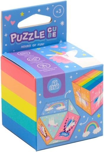 [01579479] CUBO PUZZLE UNICORNIO