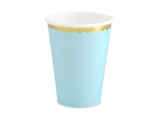 [01618856] VASO AZUL 6UDS