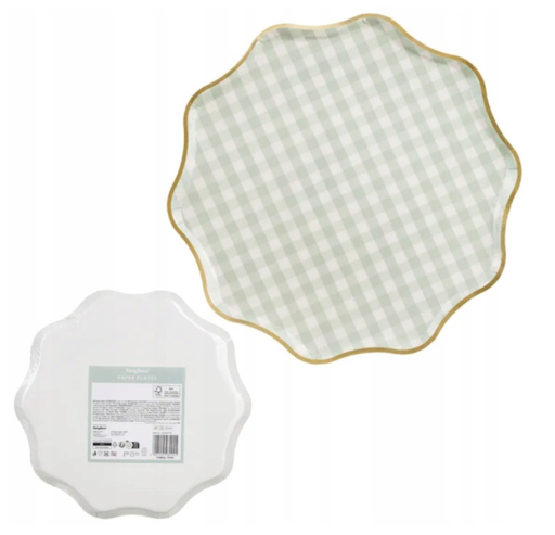 [01608996] PLATO VICHY 23 CM
