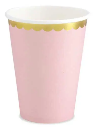 [01618870] VASOS ROSA 6 UDS