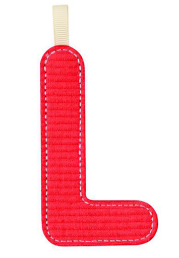 [72283873] LETRA "L" ROJO FOSFORESCENTE