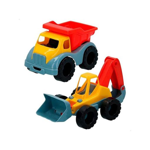 [05624946] CAMION 18 CM.+EXCAVADORA
