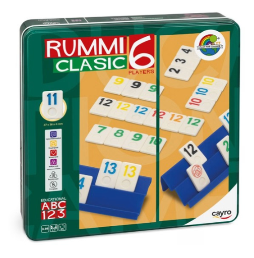 [19370759] RUMMICLASIC 6 JUGADORES METAL BOX