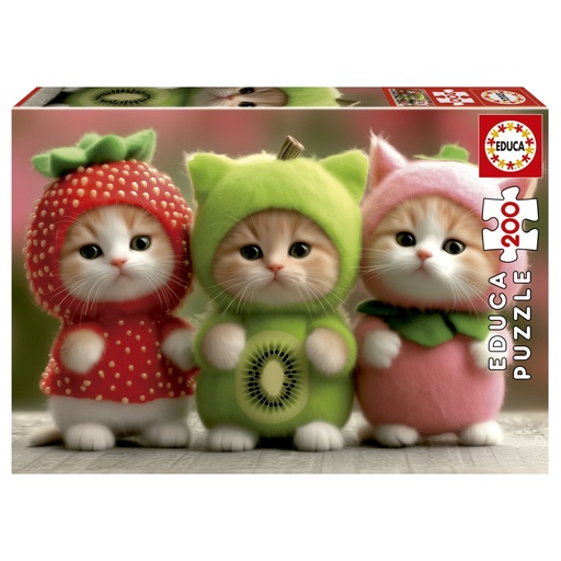 [04020496] PUZ. 200 GATITOS FRUTALES
