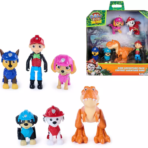 [62711371] PAW PATROL DINO PACK 6 FIG.