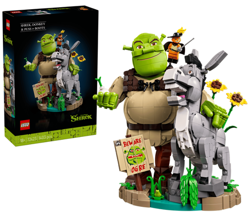 [22572423] SHREK,ASNO Y GATO CON BOTAS