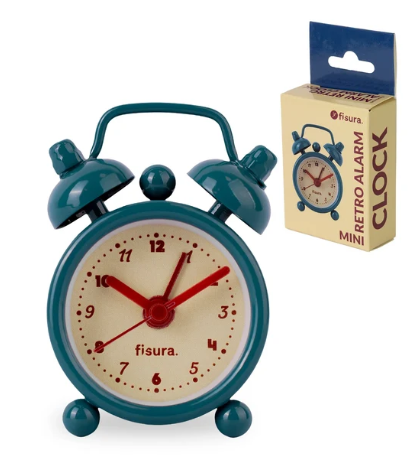 [23776242] DESPERTADOR RETRO MINI AZUL
