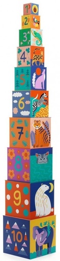 [36208511] 10 CUBOS ANIMALES SALVAJES