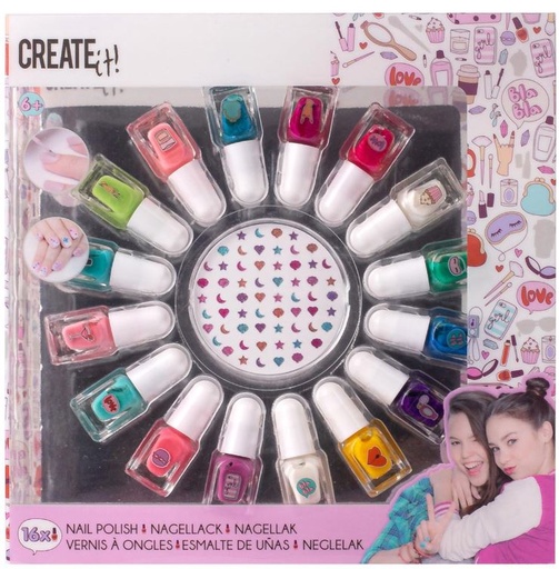 [61784515] ESMALTE UÑAS MERMAID (16 U.)