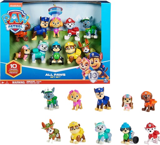 [62743592] PAW PATROL PACK FIGURAS 10 ANIV.