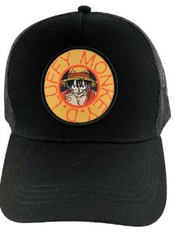 [64978450] GORRA ONE PIECE LUFFY NEGRA