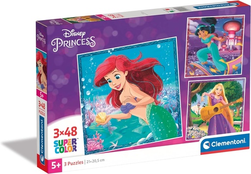 [06625304] PUZ.3x48 PRINCESAS DISNEY